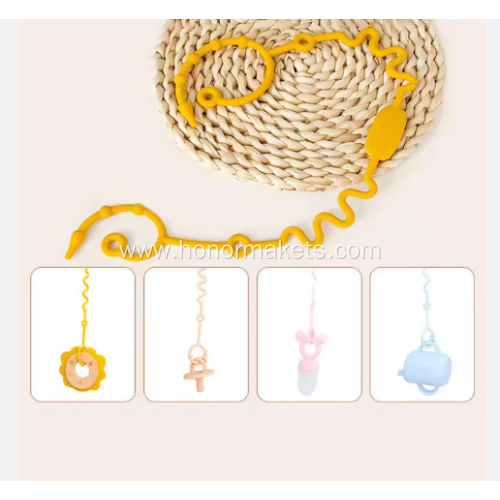 Silicone Baby dummy chain